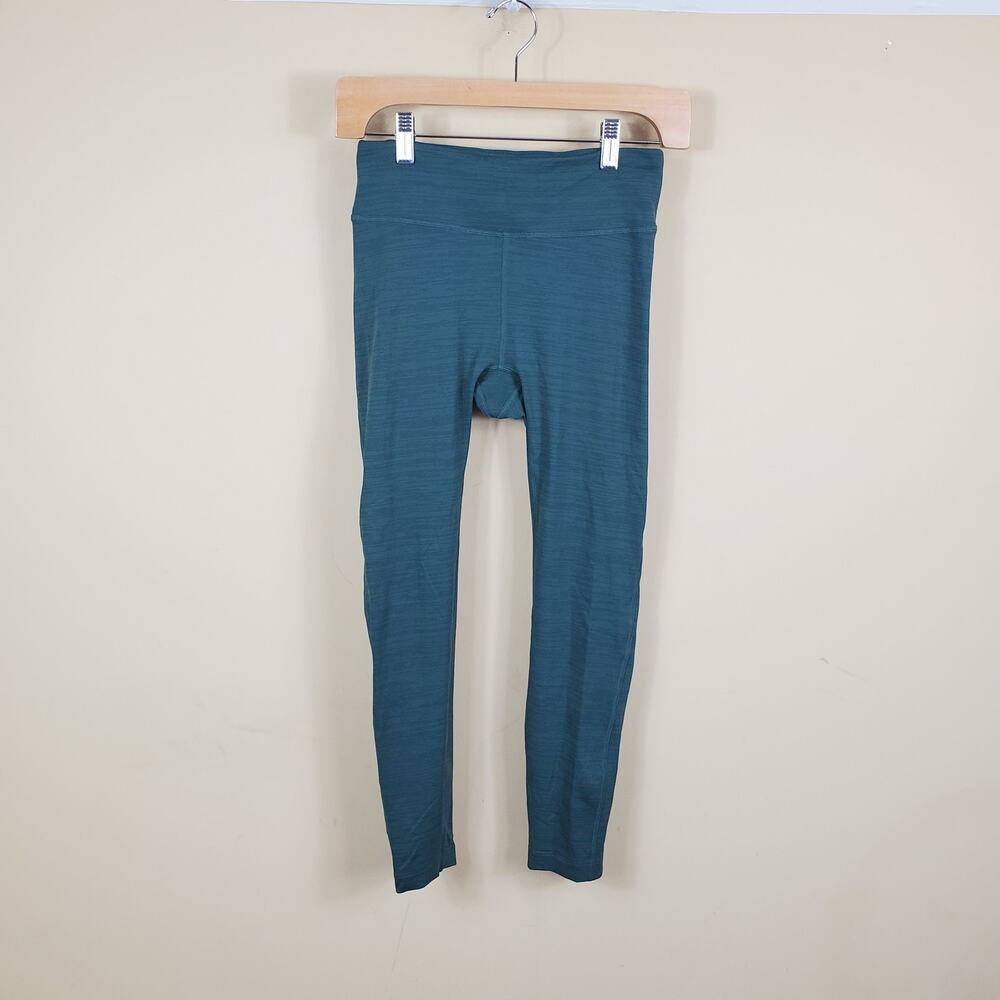 Outdoor Voices Muted Green Mid-rise Cropped Leggings Women's Size S